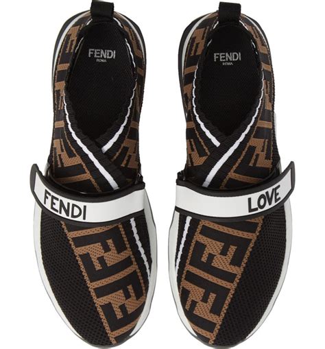 fendi knit high top sneakers|fendi sneakers nordstrom.